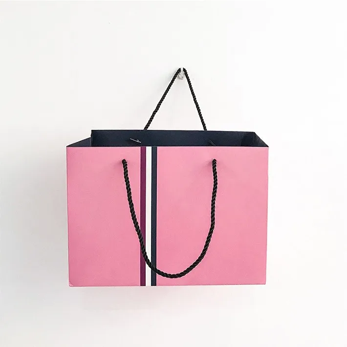 custom new style luxury paper shopping bag gift packaging bag