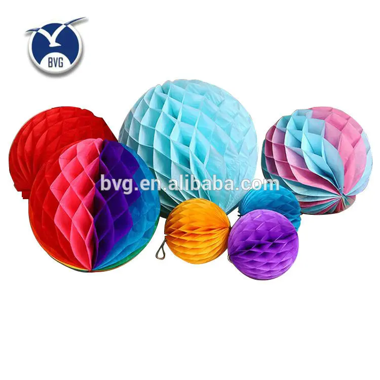 bruiloft decoratieve opknoping tissue honecyomb papieren bal