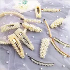 Wholesale Fashion Korea Crystal Pearl Hair Pin Clip Wedding Bridal Hair Accessories Hairpin