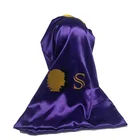 Wholesale Custom Silk Long Adult Bonnet Sleeping Cap For Hair Extension