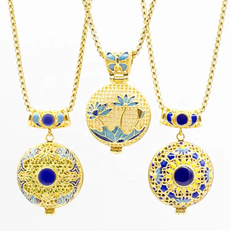 High quality essential oils jewelry perfume cage locket pendant diffuser gold necklace, N/a
High quality essential oils jewelry perfume cage locket pendant diffuser gold necklace, N/a