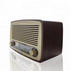 2018 high quality portable wooden vintage am fm radio with USB SD MP3 player