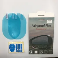 

2Pcs Car Anti Water Mist Film Anti Fog Nano Coating Rainproof Rearview Mirror Window Protective Film Universal