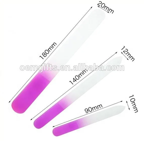 Unionpromo Durable Crystal Glass Nail File Custom Logo Wholesale Gift for Professional Nail Care