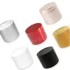 Hot sale 40ML Gold Red silver round candle gift tin container box