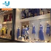 China Guangzhou Factory Supplier Dress Shop Glass Showcase For Dress Shop Design Wall Showcase Display