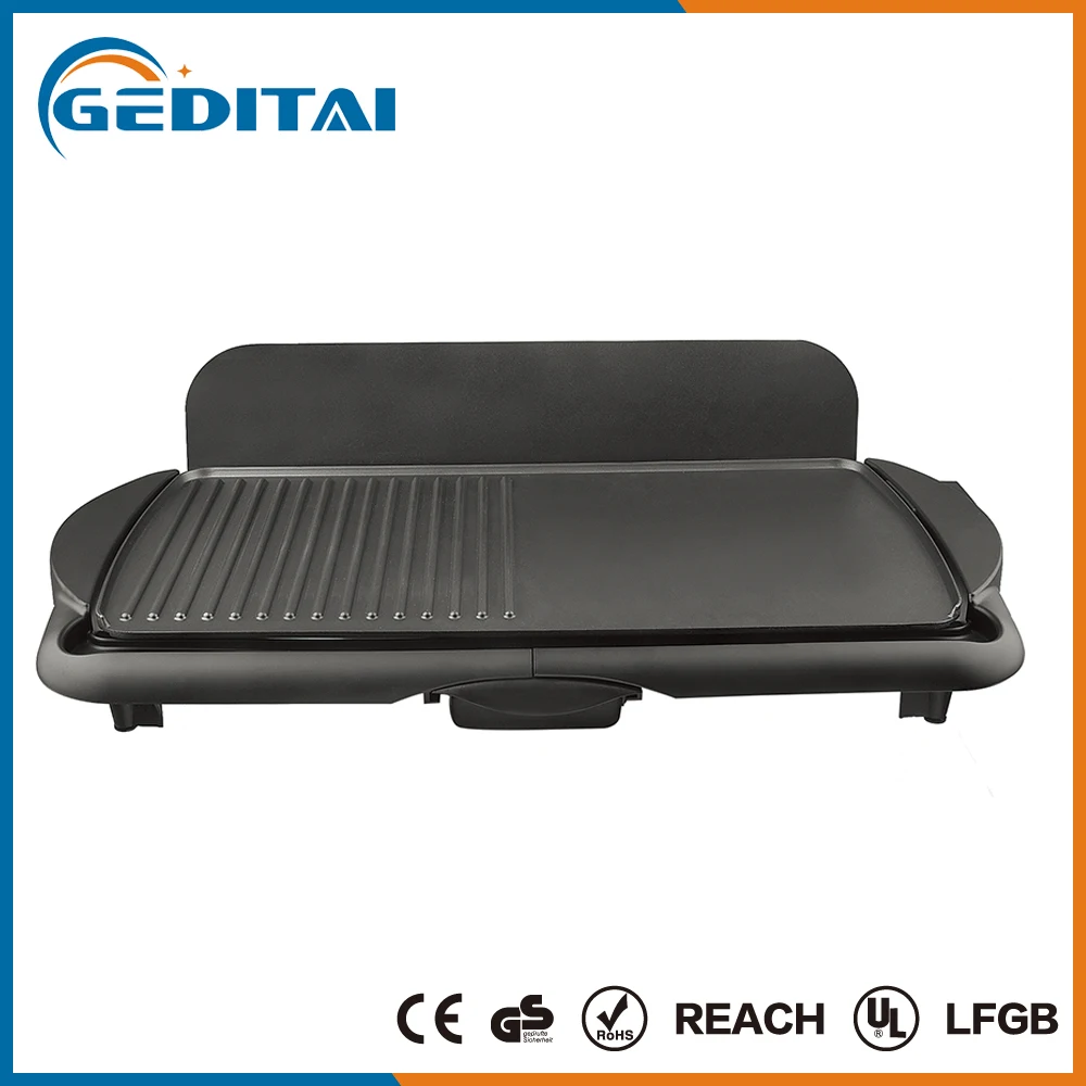multifunction electric grill with griddle plate