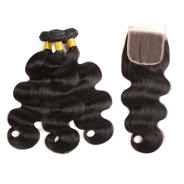 Peruvian Virgin Brazilian Cuticle Aligned Hair Body Wave Bundles With Closure, Natural color
Peruvian Virgin Brazilian Cuticle Aligned Hair Body Wave Bundles With Closure, Natural color