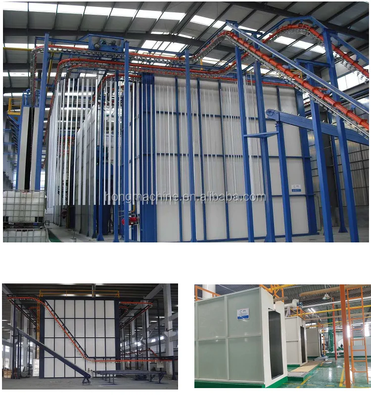 Aluminium Profile Vertical Powder Coating Line Vertical Aluminium