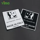 Free sample clothing accessories private brand name logo damask woven tag garment labels