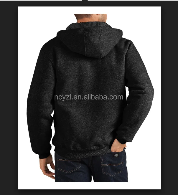 custom wholesale men's pullover zip hoodies and sweatshirts plain zip heavy hoodies