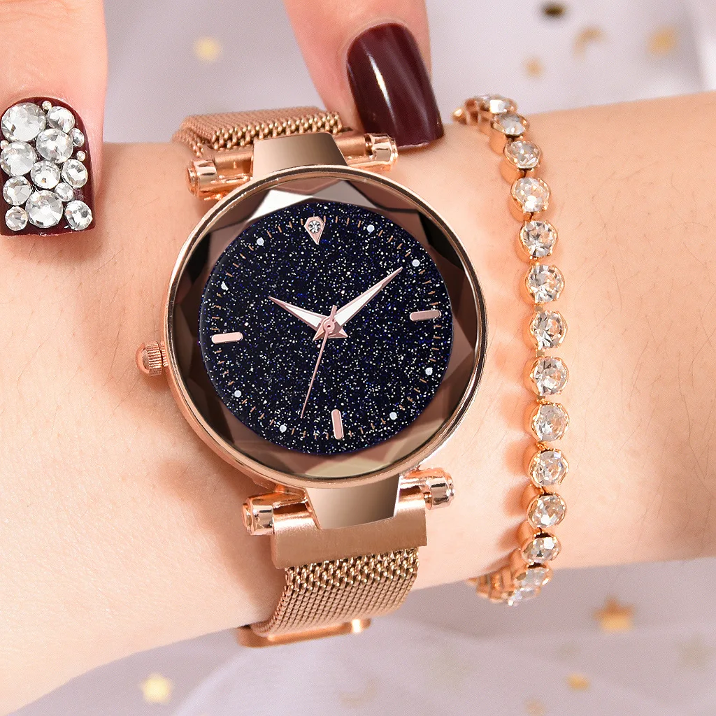 Hot Sale Female Magnetic Buckle Women Wristwatch Girl Watches With Light, As picture 6 color
Hot Sale Female Magnetic Buckle Women Wristwatch Girl Watches With Light, As picture 6 color