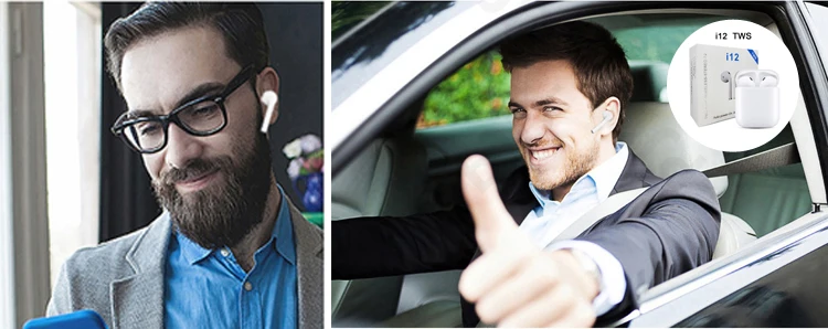 USB Connectors and In-Ear Style Black Pods for Tactil i12 TWS wireless Earphone - ANKUX.COM