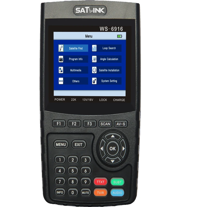 

Original DVB-S2 Satlink WS-6916 Satlink WS-6908 3.5" DVB-S FTA digital satellite meter satellite finder ws 6908 satlink ws6916