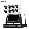 All-in-One 8 CH TRUE HD Wireless Surveillance NVR CCTV System , Built-in Monitor & Router, Camera Auto Pair