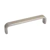 Unitone Zamak door handle matte steel flat Curved hyundai metal door handle for cabinet drawer