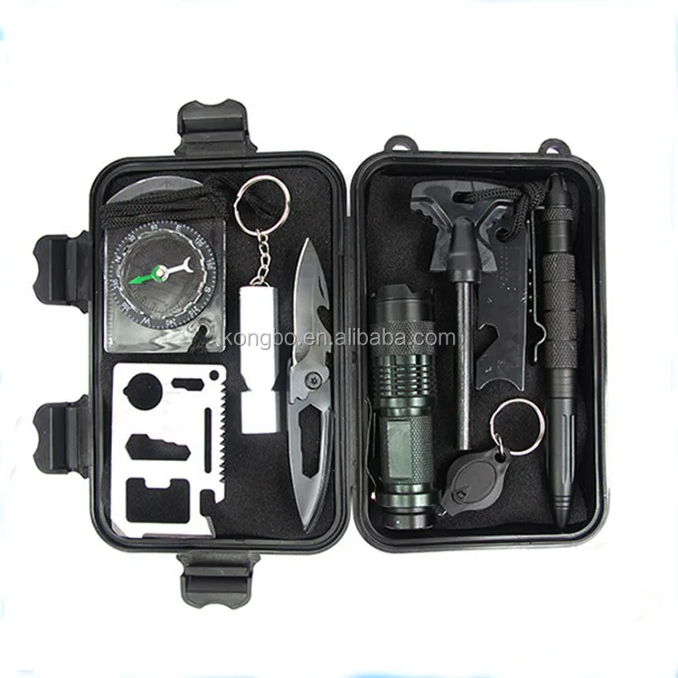 Kongbo Outdoor Multi Emergency Professional Survival Kit for Traveling Hiking Biking
Kongbo Outdoor Multi Emergency Professional Survival Kit for Traveling Hiking Biking