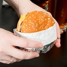 Printed food sandwich hamburger packaging paper