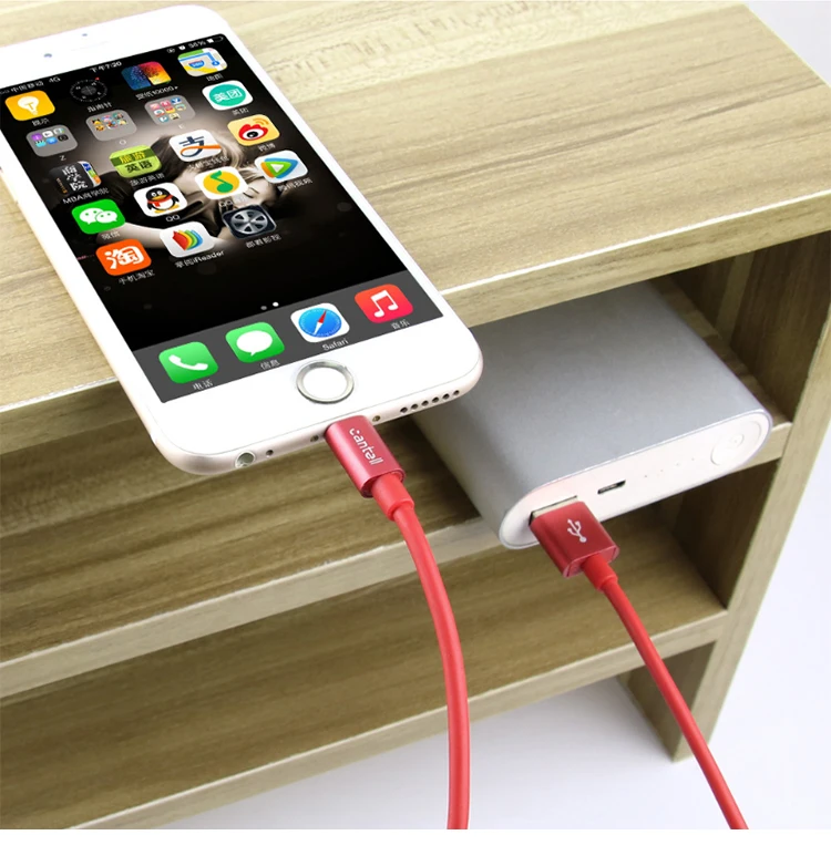 For iPhone USB Cable Charger 1.8m 2.4A For iPhone Charging Cable 1m Data Charger Cable USB Cord - ANKUX.COM