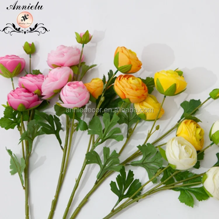 Blooming Yellow Rose, Wholesale Real Touch Silk Decorative Artificial Flower for Wedding and Home