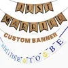 Custom Birthday/Wedding/Party Decorations Hanging Letter Flags Paper Bunting Banner