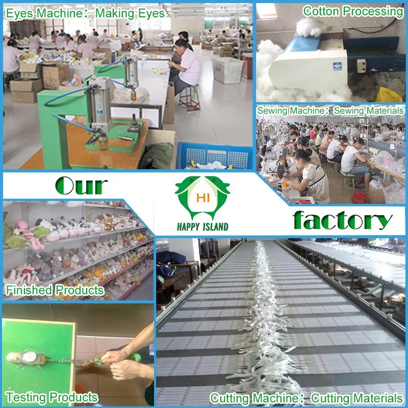 Happy Island Plush Toys Processing