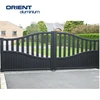 Aluminium gate system decorative powder coating panel used garden Villa