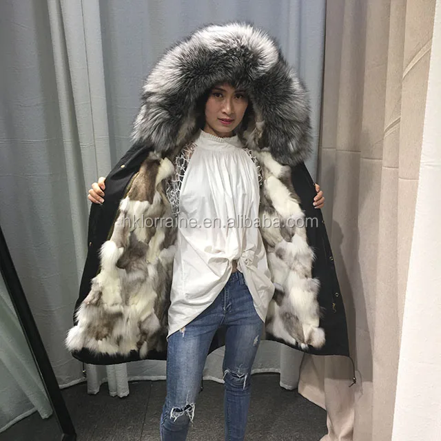 Fox fur coat parka winter jacket coat women fur parka with big real fox fur collar natural liner long outerwear
Fox fur coat parka winter jacket coat women fur parka with big real fox fur collar natural liner long outerwear