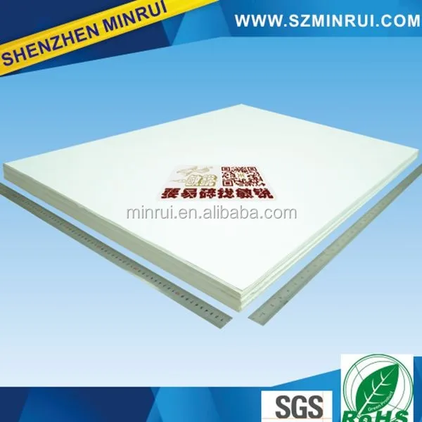 Factory Supply Breakable Security Self Adhesive Destructible Vinyl Paper Matte White Brittle A4 Size Eggshell Paper Material