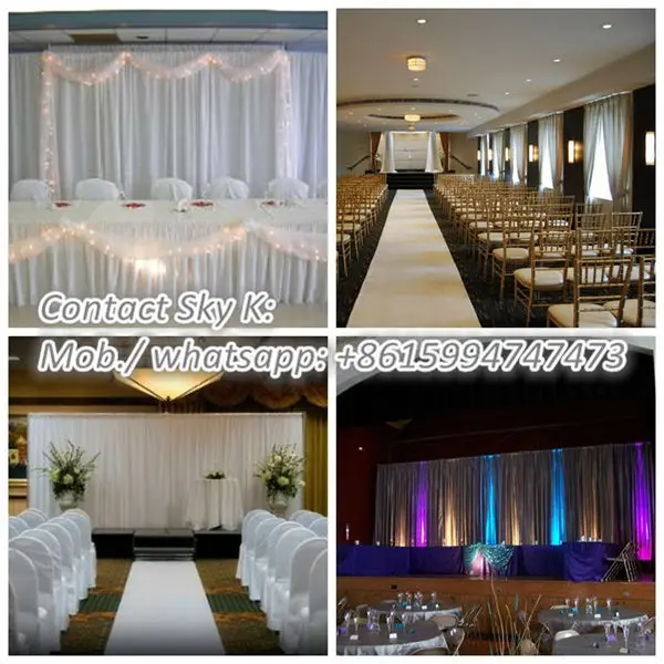 2015 hot sale!! pipe and drape kits, wedding ceiling drape made in china
