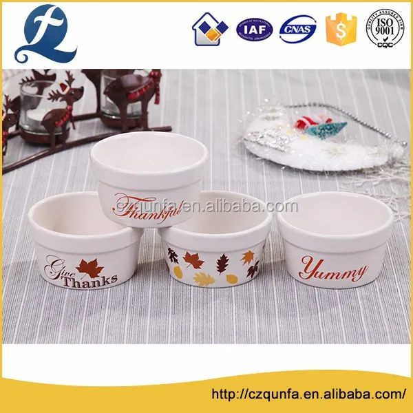China factory ceramic stoneware bread ramekin baking bakeware