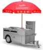2015 new Stainless steel multifunctional hot dog cart