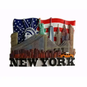 new york 3d fridge magnets
