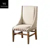 Hot deals custom cheapest French style wooden dining chair restaurant dining chair cloths chair