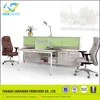 Modern 6 person cluster workstation, large size office partition singapore