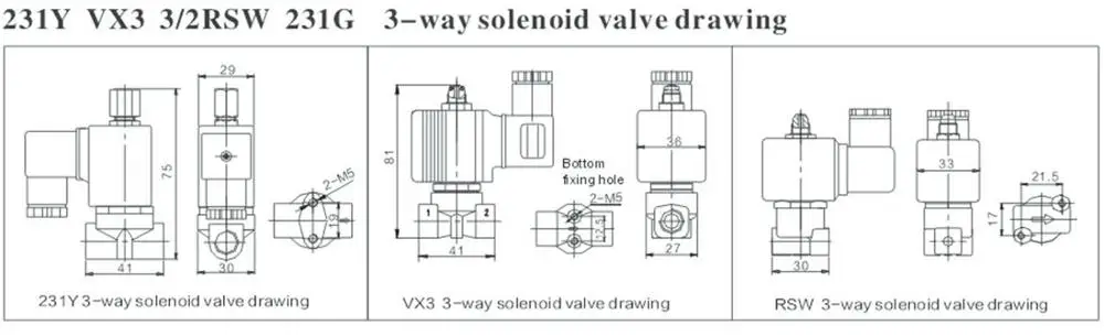 3 way soleniod valve