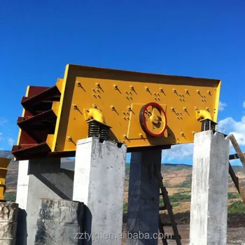 Mining vibrating grizzly screen for sand,gravel,silica