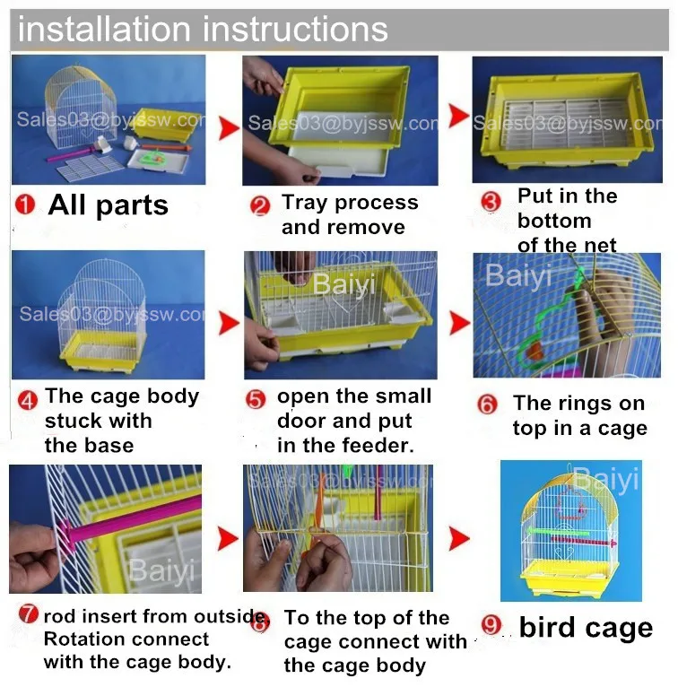 Wholesale Chinese Wire Mesh Bird Cage ( 2015 Hot Sale, Large Stock, Fast Delivery, Hiqh Quality)