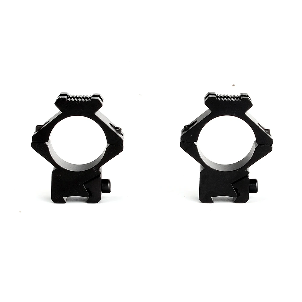 ohhunt 25.4mm 1 2PCs Compact Size Medium Profile Dovetail .22 Airgun Rings Top with 20mm Rail Hunting Scope 11mm Mount (3)