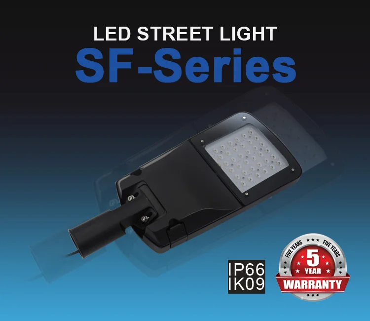 Energy saving AC220-240V outdoor IP66 50w 60w led street light with lora controller - ANKUX.COM