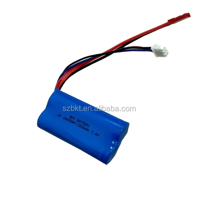 RC toy rechargeable li-ion battery 2S1P 7.3v 1100mah 7.4V high rate li-ion battery pack