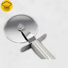 New design stainless steel pizza cutter wheel with handle