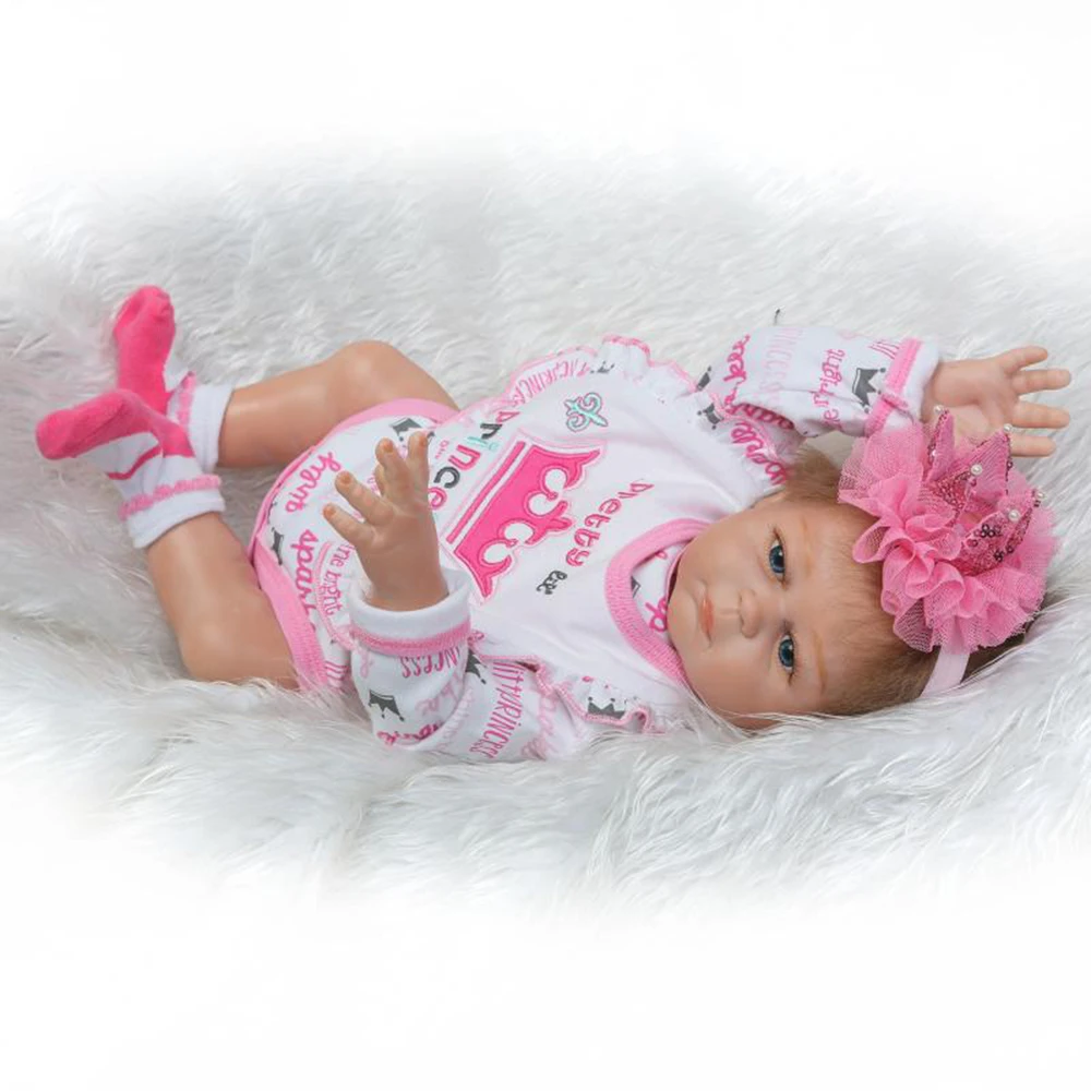 New Supler Real Boutique Reborn Babies Dolls 20 Full Body Silicone Reborn Boy Dolls Rooted Mohair Eyelashes Baby Gift Reborn (10)