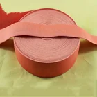 Factory wholesale eco-friendly Thailand rubber 3cm colored knitted elastic band for garments