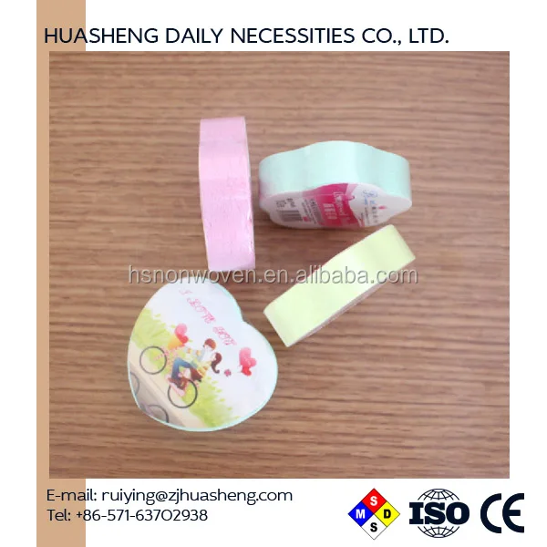 economical custom design salon nonwoven compressed tissue