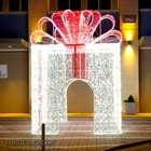 Manufacturer 3d led Christmas gift box motif light