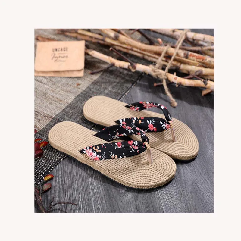 Women Fashion Design Hot Sale Hemp Flip Flops For Wholesale, Customer's request 
Women Fashion Design Hot Sale Hemp Flip Flops For Wholesale, Customer's request