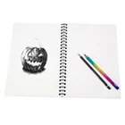 Interactive Giant Black Paper Custom Adult Level Coloring Book With Pencils
