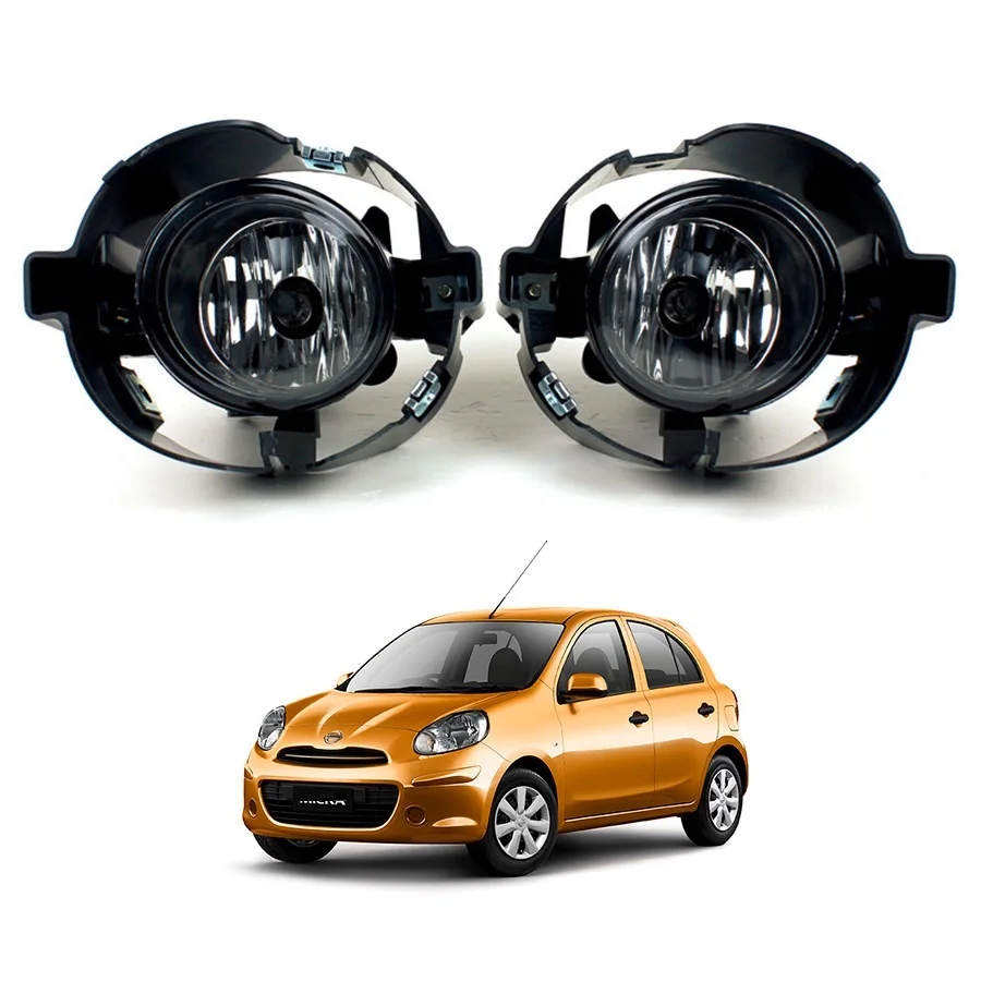 Clear lens Car Fog Lights Lamp Replacement <strong>For</strong> NISSAN