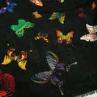 Cashmere Scarf Women's Winter Butterfly Print Shawl Hijab